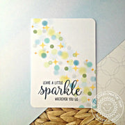 Sunny Studio Stamps Born To Sparkle Leave A Little Sparkle Wherever You Go Card