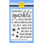 Sunny Studio Stamps Born To Sparkle 3x4 Clear Photopolymer Stamp Set
