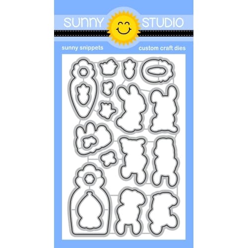 Sunny Studio Stamps Bunnyville Easter Bunny Metal Cutting Die Set SSDIE-275