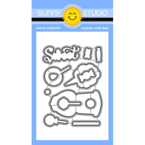 Sunny Studio Stamps Candy Shoppe Companion Metal Cutting Dies SSDIE-241