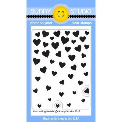 Cascading Hearts Stamps