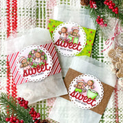 Sunny Studio Stamps Gingerbread Girl & Boy Holiday Christmas Treat Bags (using All Is Bright 6x6 Patterned Paper Pad)