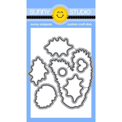 Sunny Studio Stamps Christmas Trimmings Metal Cutting Dies Set