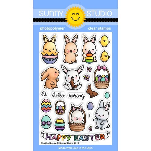 Sunny Studio 4x6 Photopolymer Clear A Good Egg Stamps - Sunny