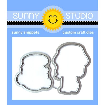 Sunny Studio Stamps Coastal Cuties Low Profile Metal Cutting Dies