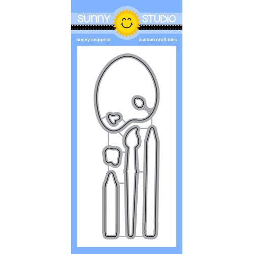 Sunny Studio Stamps Color My World Companion Metal Cutting Dies SSDIE-242