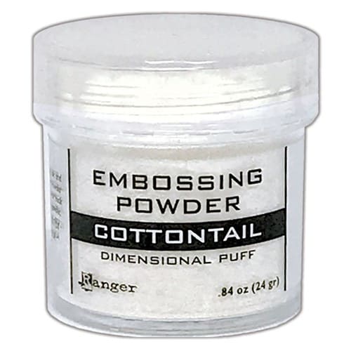 Sunny Studio Stamps: Ranger Cottontail Dimensional Puff Embossing Powder 1oz Jar EPJ79101