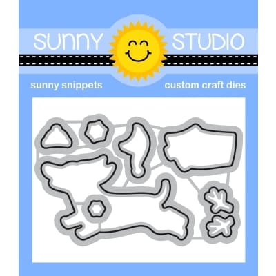 Sunny Studio Crepe Paper Streamers Snippets Die SSDIE-341