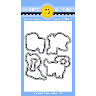 Sunny Studio Stamps Devoted Doggies Steel Rule Dies
