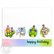 Sunny Studio Stamps Easter Wishes Rainbow Critter Birthday Card