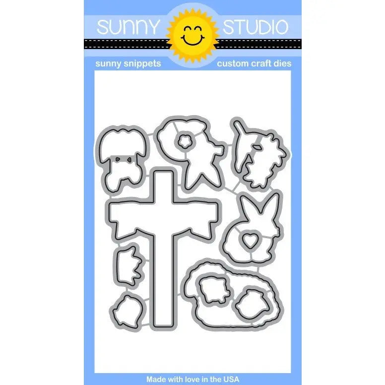 Sunny Studio Stamps Easter Wishes Craft Die Set