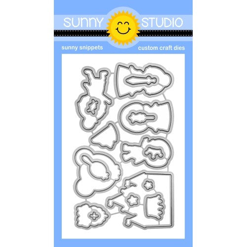 Sunny Studio Stamps Enchanted Princess Fairytale Metal Cutting Dies Set