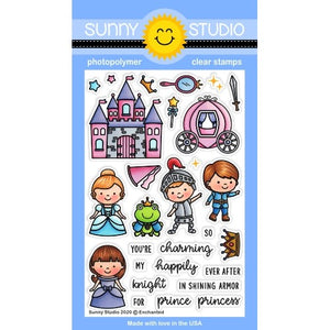 Sunny Studio Stamps Enchanted Fairytale Princess 4x6 Clear Photopolymer Stamp Set