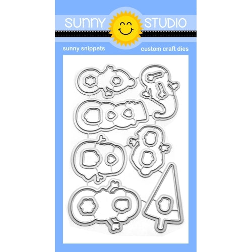 Sunny Studio Stamps Feeling Frosty Snowman Metal Cutting Dies Set