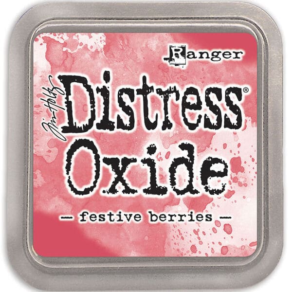 Sunny Studio Stamps: Ranger Tim Holtz Festive Berries Distress Oxide Full Sized Ink Pad