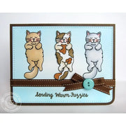 Sunny Studio Stamps Furever Friends Sending Warm Fuzzies Sleeping Kitty Cats Card