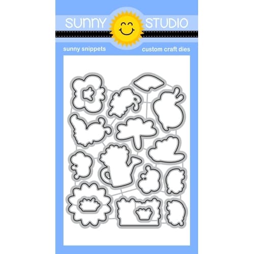 Sunny Studio Stamps Garden Critters Spring Metal Cutting Dies SSDIE-326