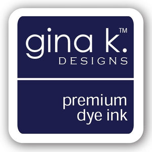 Gina K. Designs GKD 1" Mini Premium Dye Ink Cube - Blue Denim