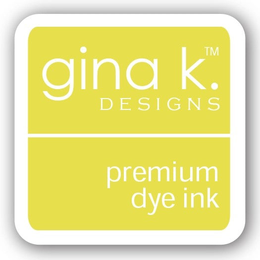 Gina K. Designs GKD 1" Mini Premium Dye Ink Cube - Lemon Drop