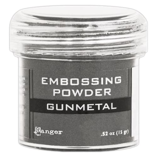 Sunny Studio Stamps: Shop Ranger Gunmetal Metallic Embossing Powder - 1 ounce Jar EPJ60369