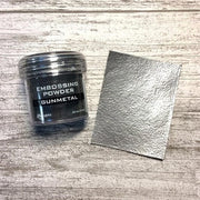 Sunny Studio Stamps: Shop Ranger Gunmetal Metallic Embossing Powder - 1 ounce Jar EPJ60369