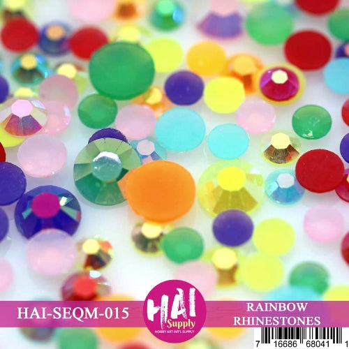 HAI Supply Rainbow Rhinestone Crystal Embellishments - Sunny