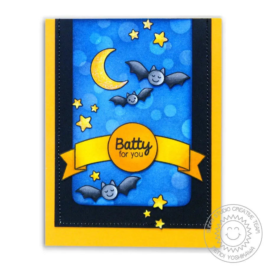 Sunny Studio Stamps Halloween Cuties Batty For You Card