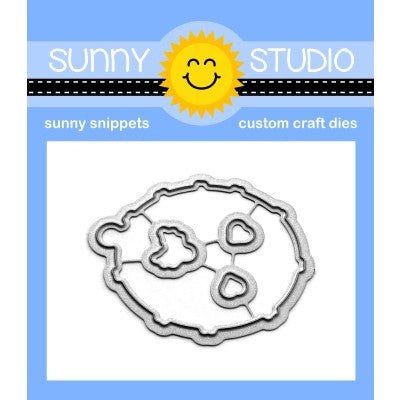 Sunny Studio Stamps Hedgey Holidays Metal Cutting Dies