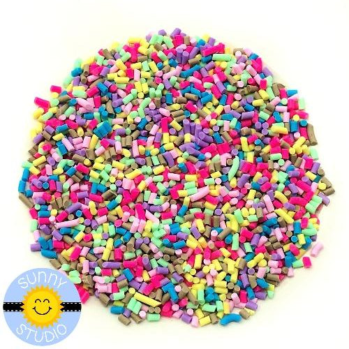Sunny Studio Stamps Ice Cream Chocolate Sprinkles Embellishments for Shaker Cards