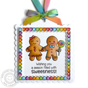 Sunny Studio Stamps Jolly Gingerbread Girl & Boy Christmas Holiday Gift Tag