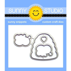 Sunny Studio Crepe Paper Streamers Snippets Die SSDIE-341