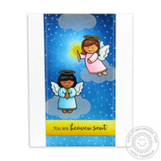 Sunny Studio Stamps Little Angels You Are Heaven Sent Card