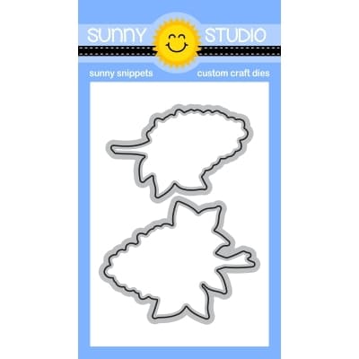 Sunny Studio Stamps Lovely Lilacs Metal Cutting Dies Set