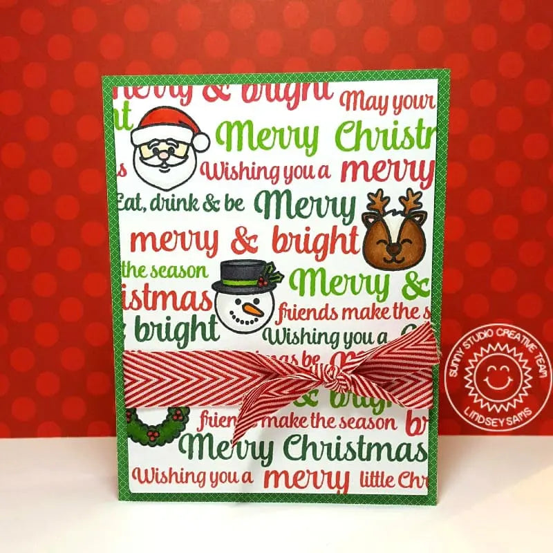 Sunny Studio 3x4 Clear Layering Merry Sentiments Stamps - Sunny Studio Stamps sunny-studio-3x4-clear-layering-merry-sentiments-stamps-sunny-studio-stamps