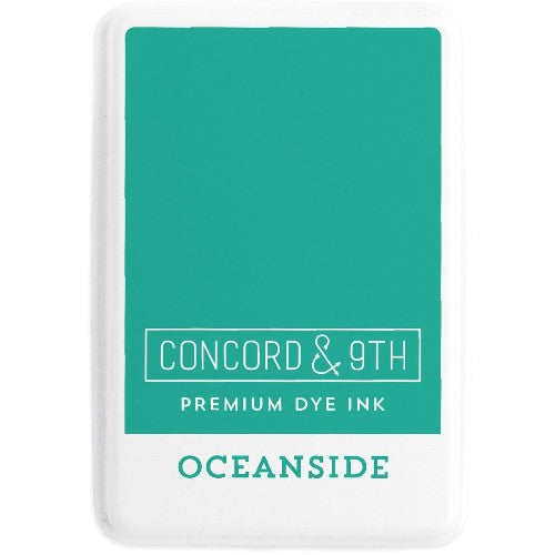 Concord & 9th Oceanside Full Size Premium Dye Ink Pad for Stamping