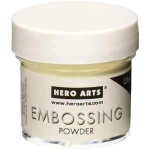 Hero Arts Ultra Fine CLEAR Embossing Powder - 1 oz. ounce Jar PW111