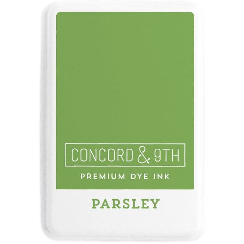 Concord & 9th Parsley Full Size Premium Dye Ink Pad for Stamping