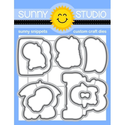 Sunny Studio Stamps Passionate Penguins Metal Cutting Die Set SSDIE-282