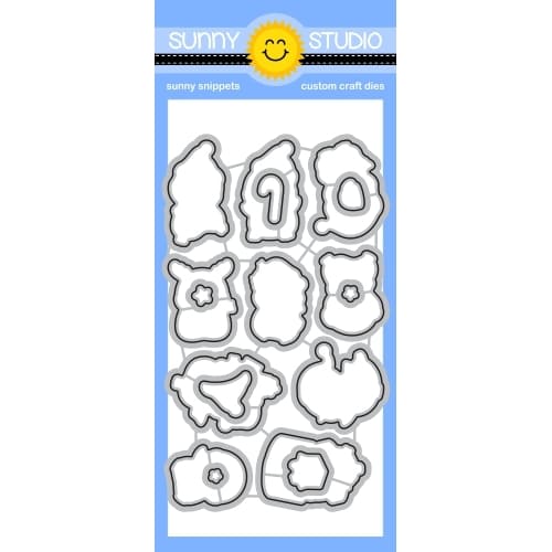 Sunny Studio Stamps Penguin Party Christmas Metal Cutting Dies SSDIE-315