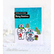 Sunny Studio Stamps Playful Polar Bears Christmas Card by Kay Miller