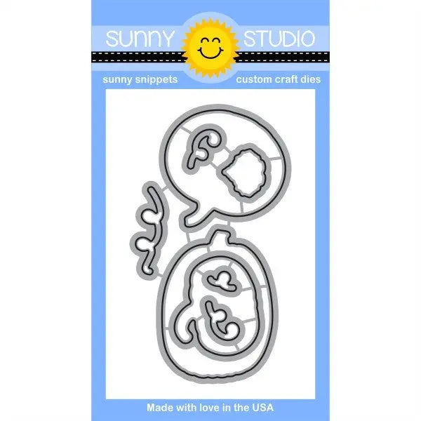 Sunny Studio Stamps Pretty Pumpkins Steel Rule Dies