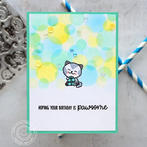 Sunny Studio Stamps Purrfect Birthday Kitty Cat Pawsome Card by Vanessa