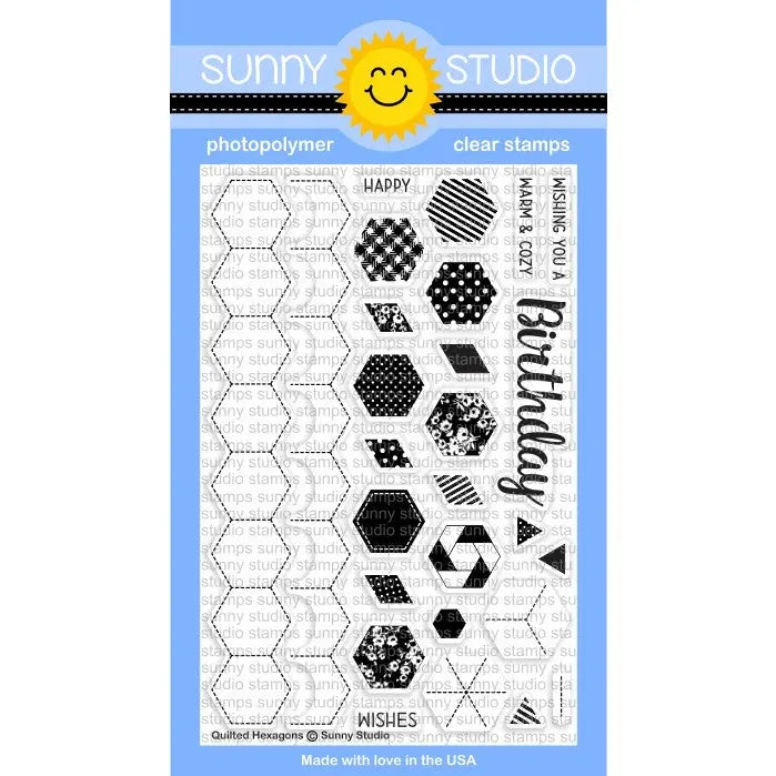 Quilted Hexagon Stamps Quilted Hexagon Stamps