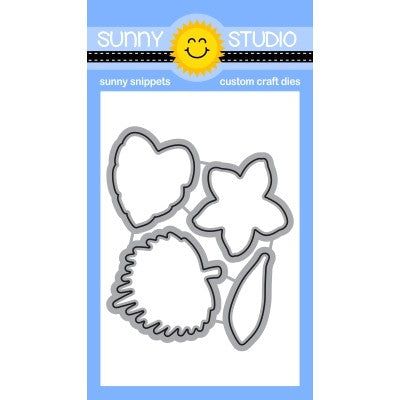 Sunny Studio Stamps Radiant Plumeria Metal Cutting Dies