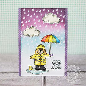 Sunny Studio Stamps Rain Showers Love You Rain or Shine Card by Lexa Levana