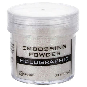 Ranger Clear Iridescent Holographic Embossing Powder - 1 ounce Jar - Sunny  Studio Stamps
