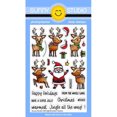 Sunny Studio Cozy Christmas 4x6 Holiday Clear Photo-polymer Stamps - Sunny  Studio Stamps