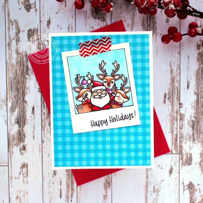 Sunny Studio Cozy Christmas 4x6 Holiday Clear Photo-polymer Stamps - Sunny  Studio Stamps