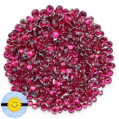 Sunny Studio Transparent Rubellite Pink Jewels Rhinestones Crystals - Sunny  Studio Stamps