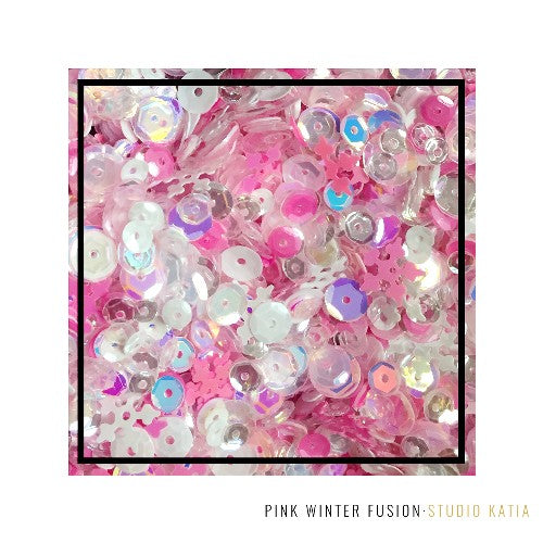 Pink Glitter Snowflakes Collection Graphic by kyootieskwaii · Creative  Fabrica